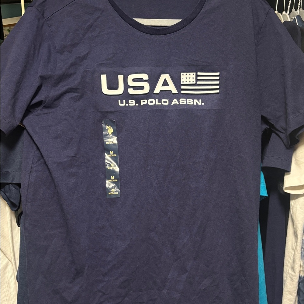 U.S. Polo Assn. Dark Blue USA Tee